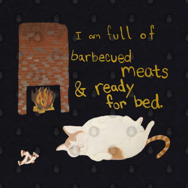 Fat Cat Barbecued Meats by Art by Bronwyn